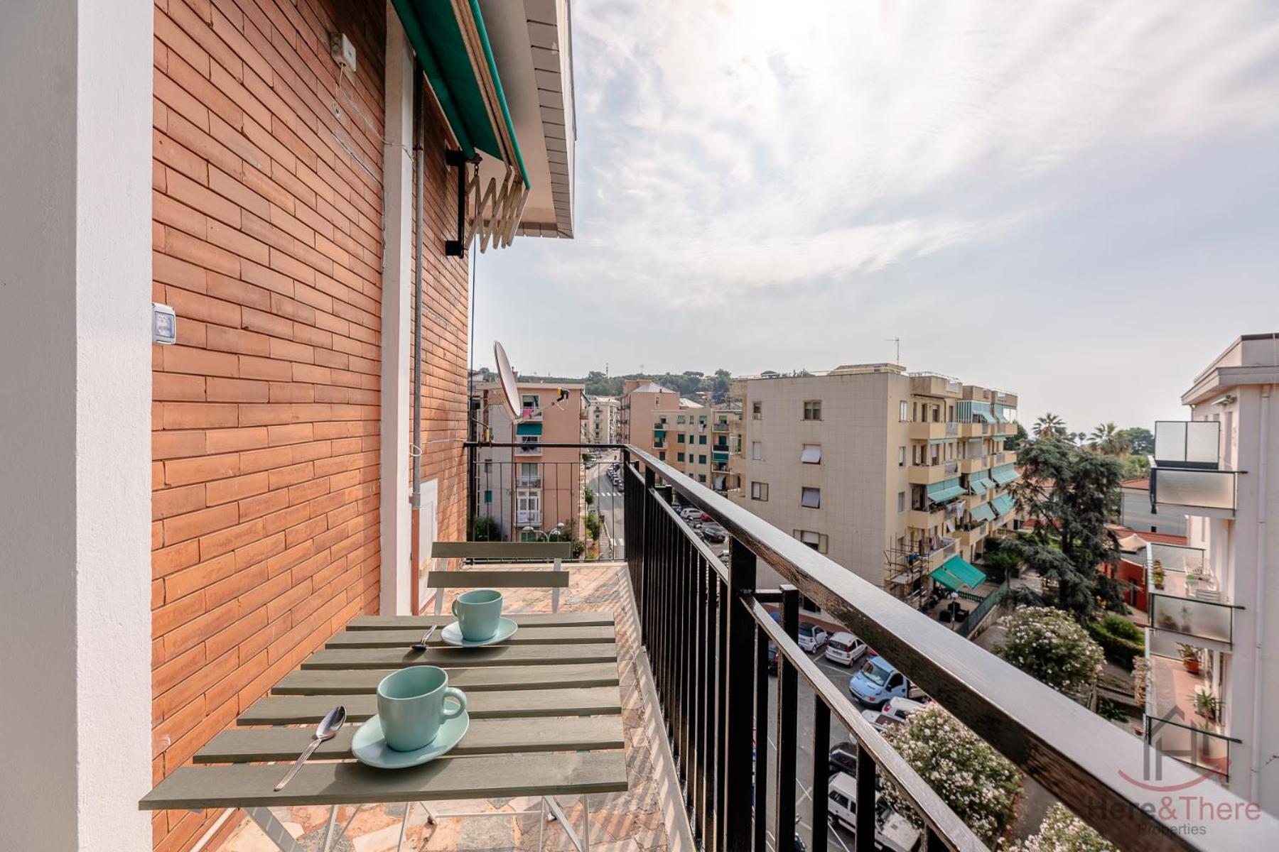 Penthouse Panoramic View - Sea 3Min - Ac - Wifi Apartment Albisola Superiore Luaran gambar