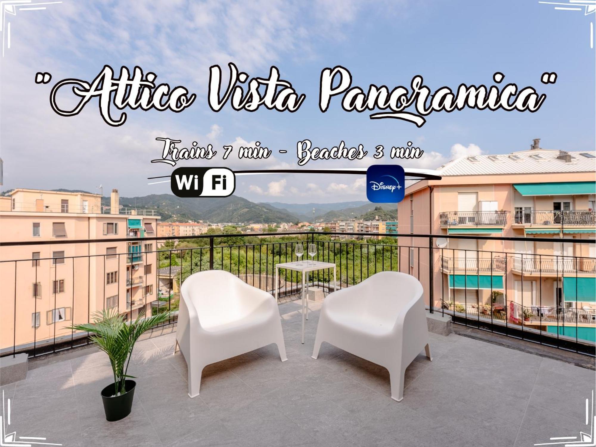 Penthouse Panoramic View - Sea 3Min - Ac - Wifi Apartment Albisola Superiore Luaran gambar